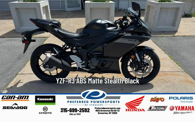 2026 Yamaha YZF-R3 ABS Midnight Black