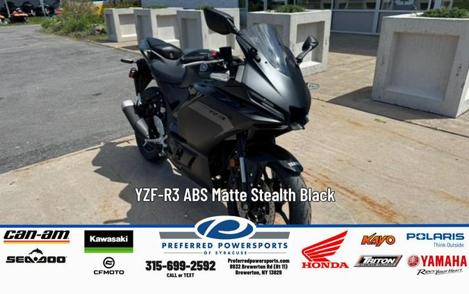 2026 Yamaha YZF-R3 ABS Midnight Black