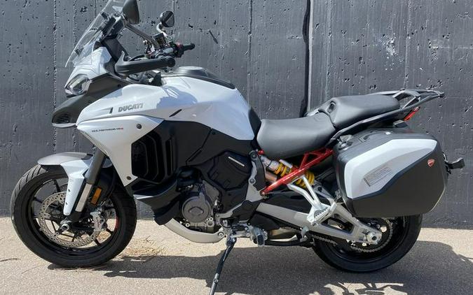 2024 Ducati Multistrada V4 S Travel & Radar Spoked Wheels Iceberg White