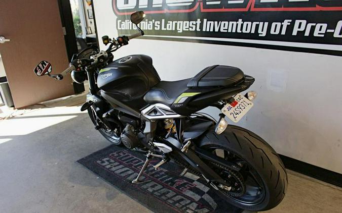 2020 Triumph Street Triple RS Matte Jet Black