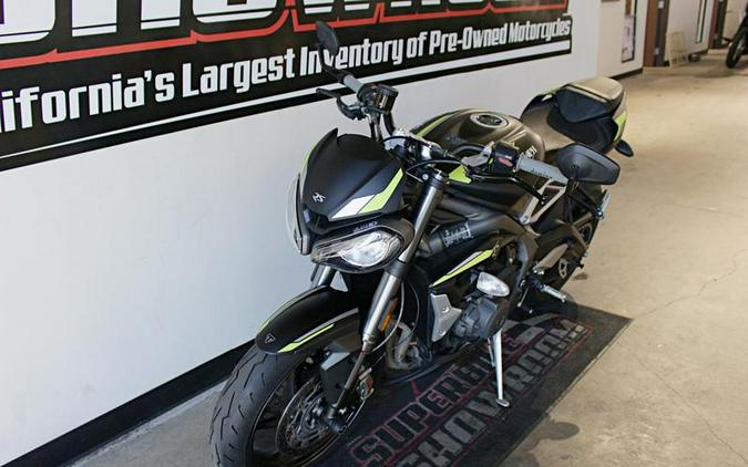 2020 Triumph Street Triple RS Matte Jet Black
