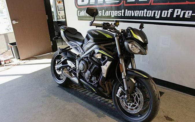 2020 Triumph Street Triple RS Matte Jet Black