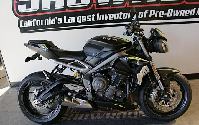 2020 Triumph Street Triple RS Matte Jet Black