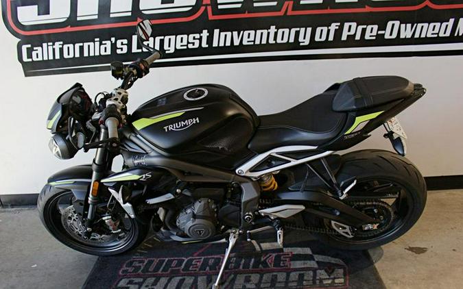 2020 Triumph Street Triple RS Matte Jet Black