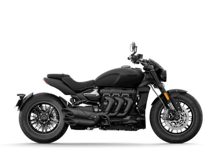 2022 Triumph Rocket 3 R Black Sapphire Black Silver Ice