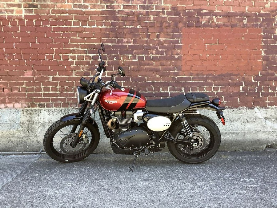 2023 Triumph Scrambler 900 Carnival Red / Jet Black