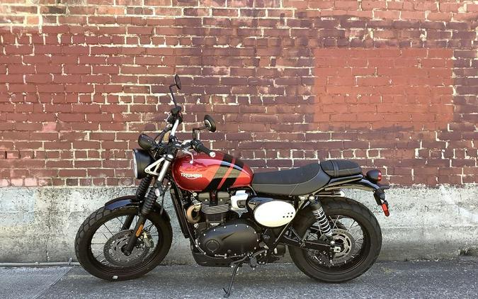 2023 Triumph Scrambler 900 Carnival Red / Jet Black