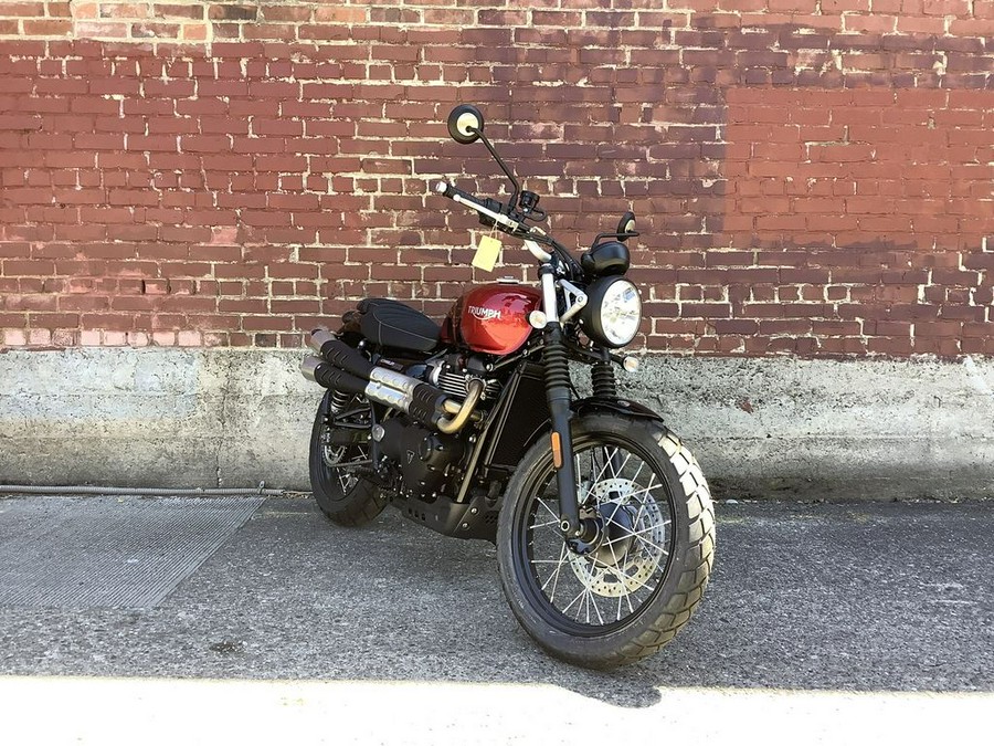 2023 Triumph Scrambler 900 Carnival Red / Jet Black