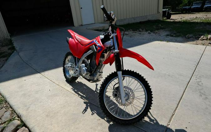 New 2025 HONDA CRF 125F RED