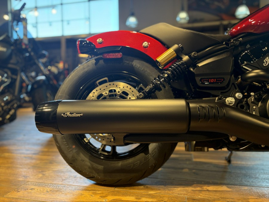 2026 Indian Motorcycle 101 SCOUT SUNSET RED WITH GRAPHICS 49ST Base