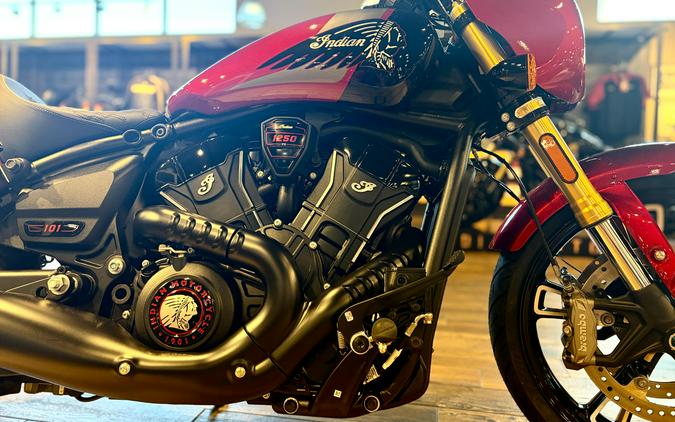 2026 Indian Motorcycle 101 SCOUT SUNSET RED WITH GRAPHICS 49ST Base