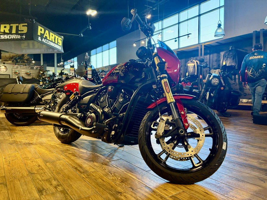 2026 Indian Motorcycle 101 SCOUT SUNSET RED WITH GRAPHICS 49ST Base