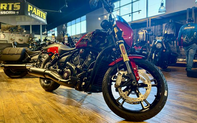 2026 Indian Motorcycle 101 SCOUT SUNSET RED WITH GRAPHICS 49ST Base