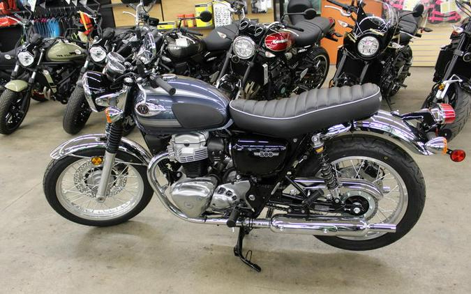 2024 Kawasaki W800 ABS Metallic Slate Blue/Metallic Diablo Black