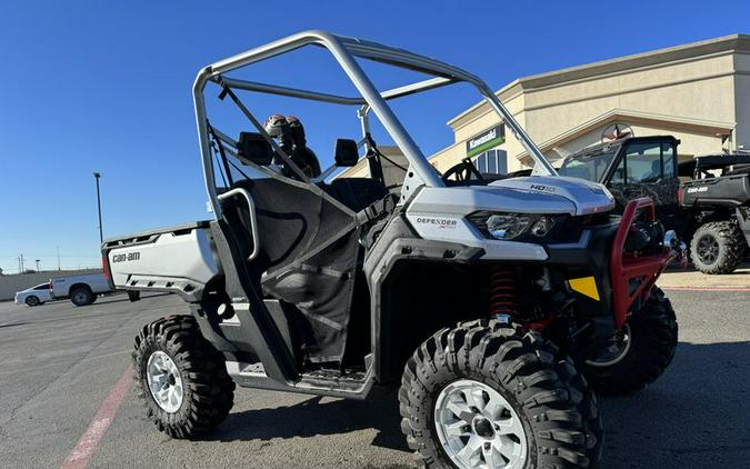 New 2024 CAN-AM DEFENDER X MR HD10 HYPER SILVER AND LEGION RED