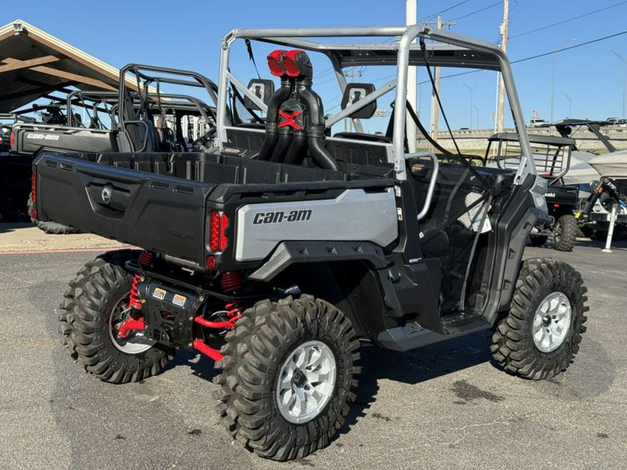 New 2024 CAN-AM DEFENDER X MR HD10 HYPER SILVER AND LEGION RED