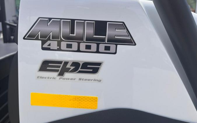 2027 Kawasaki MULE 4000 Trans Bright White