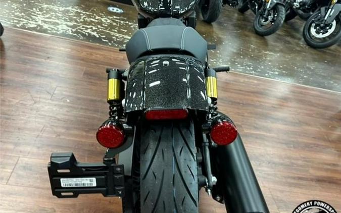 2026 Indian Motorcycle® 101 Scout® Black Crystal with Super Graphite