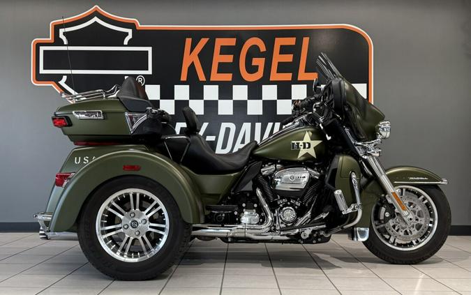 2022 Harley-Davidson® Tri Glide® Ultra Mineral Green Denim