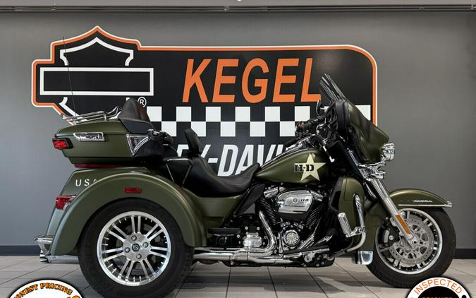 2022 Harley-Davidson® Tri Glide® Ultra Mineral Green Denim