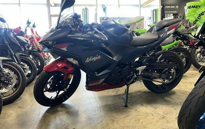 2026 Kawasaki Ninja 500 SE ABS Metallic Matte Twilight Blue