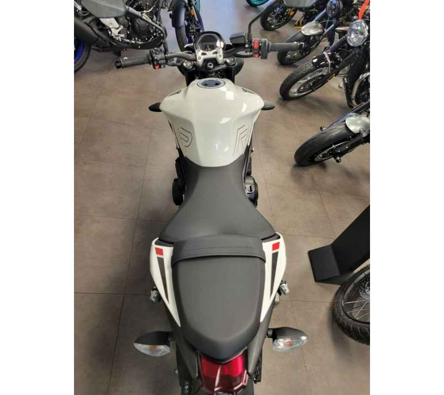 2024 Triumph Street Triple 765 R Crystal White