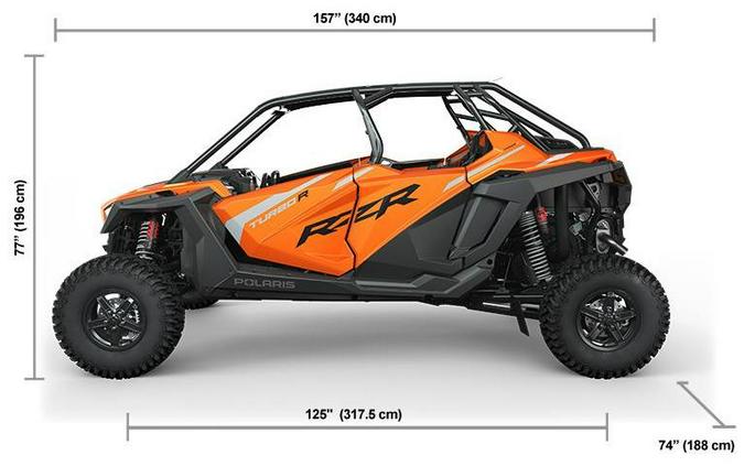 2023 Polaris Industries RZR Turbo R 4 Ultimate Orange Madness