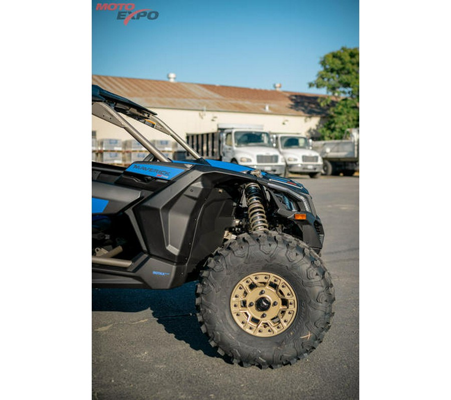 2024 Can-Am® Maverick X3 X rs Turbo RR with Smart-Shox Dazzling Blue & Carbon Black