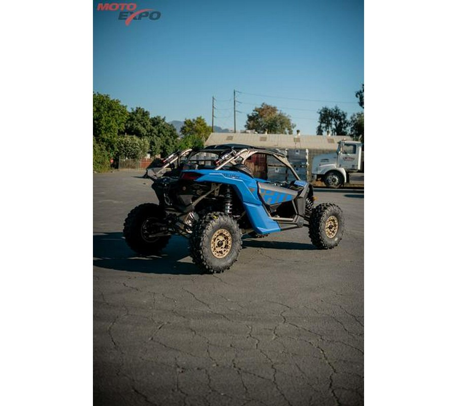 2024 Can-Am® Maverick X3 X rs Turbo RR with Smart-Shox Dazzling Blue & Carbon Black