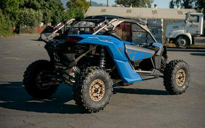 2024 Can-Am® Maverick X3 X rs Turbo RR with Smart-Shox Dazzling Blue & Carbon Black