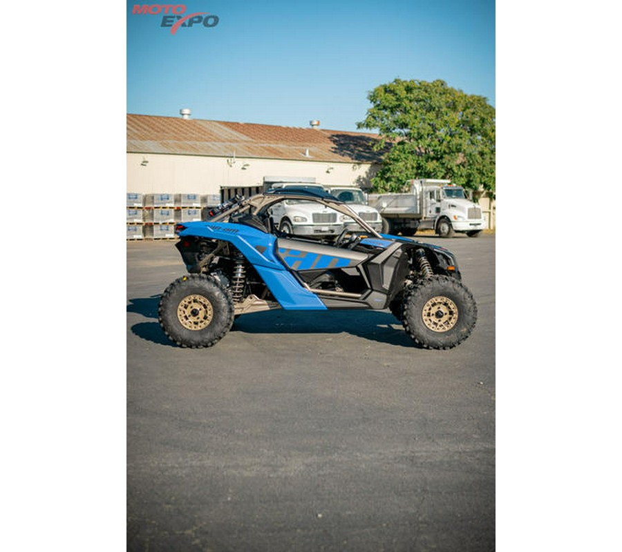 2024 Can-Am® Maverick X3 X rs Turbo RR with Smart-Shox Dazzling Blue & Carbon Black