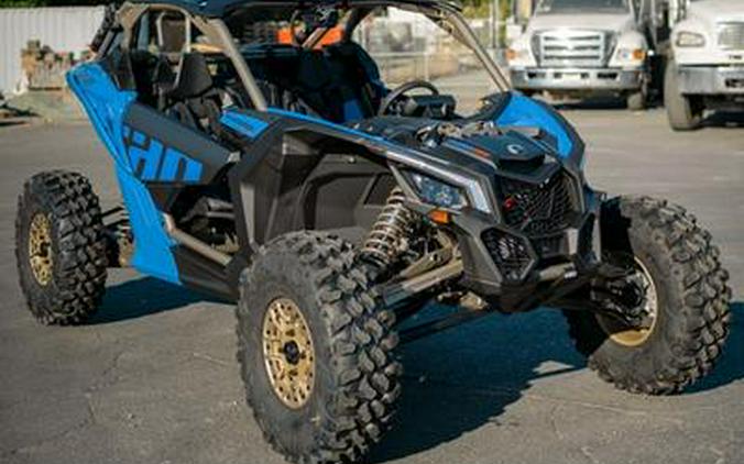 2024 Can-Am® Maverick X3 X rs Turbo RR with Smart-Shox Dazzling Blue & Carbon Black