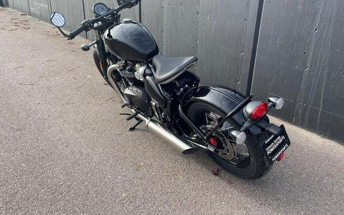 2024 Triumph Bonneville Bobber Jet Black/Ash Gray