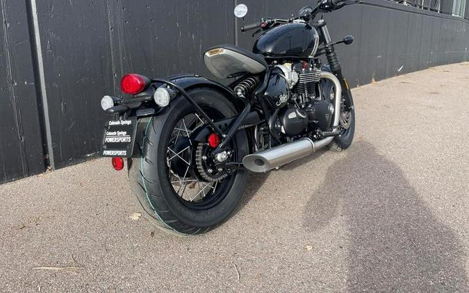 2024 Triumph Bonneville Bobber Jet Black/Ash Gray