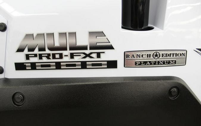 2024 Kawasaki Mule PRO-FXT 1000 Platinum Ranch Edition Metallic Stardust White