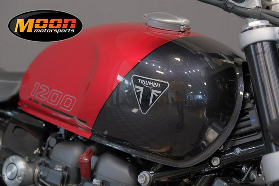 2024 Triumph Speed Twin 1200 Carnival Red/Storm Grey