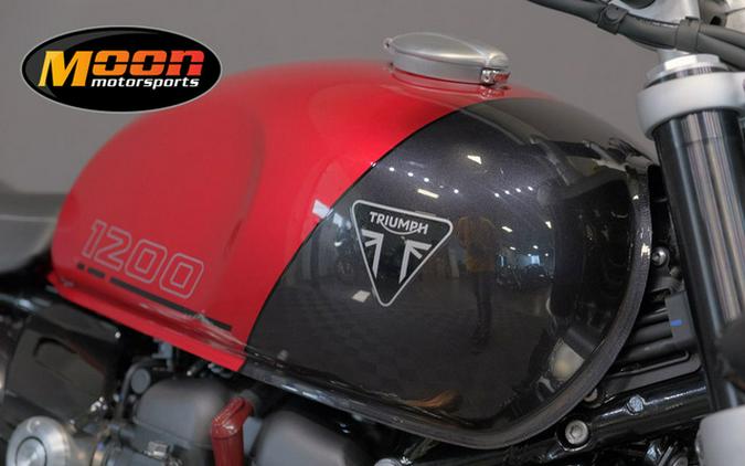 2024 Triumph Speed Twin 1200 Carnival Red/Storm Grey