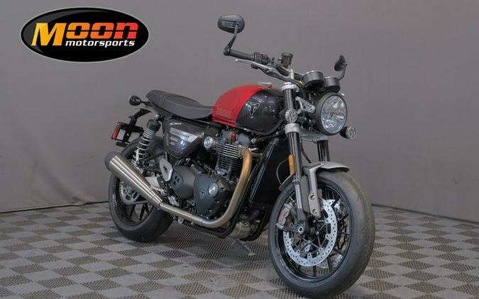 2024 Triumph Speed Twin 1200 Carnival Red/Storm Grey