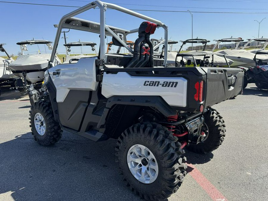 New 2024 CAN-AM DEFENDER X MR WITH HALF DOORS HD10 HYPER SILVER AND LEGION RED