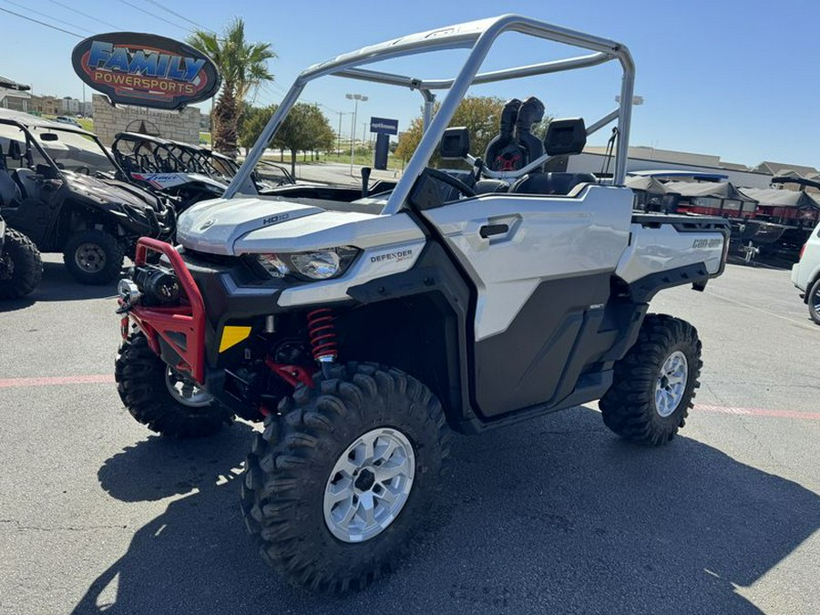 New 2024 CAN-AM DEFENDER X MR WITH HALF DOORS HD10 HYPER SILVER AND LEGION RED