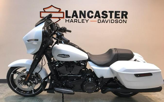 2024 Harley-Davidson Street Glide® White Onyx Pearl - Black Finish FLHX