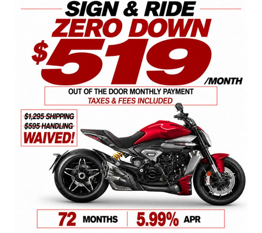 2026 Ducati XDiavel V4 Burning Red