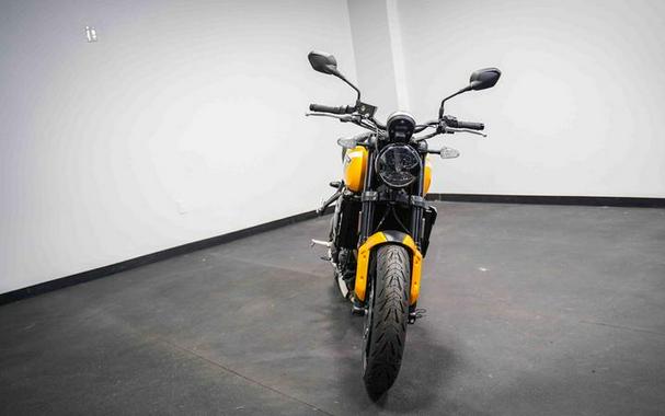 2025 Triumph Trident 660 Cosmic Yellow/Sapphire Black