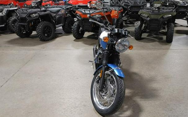 2023 Triumph Bonneville T120 Aegean Blue / Fusion White