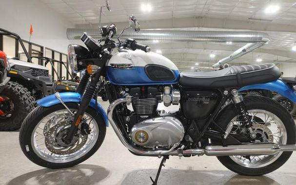 2023 Triumph Bonneville T120 Aegean Blue / Fusion White