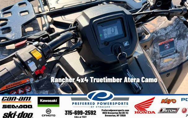 2026 Honda Rancher 4x4 Truetimber Atera Camo