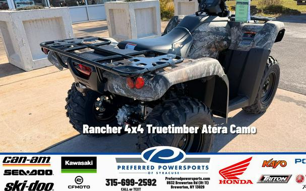 2026 Honda Rancher 4x4 Truetimber Atera Camo