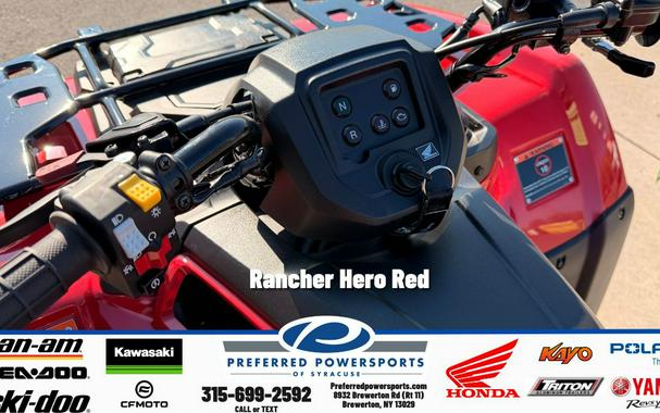 2026 Honda Rancher Hero Red