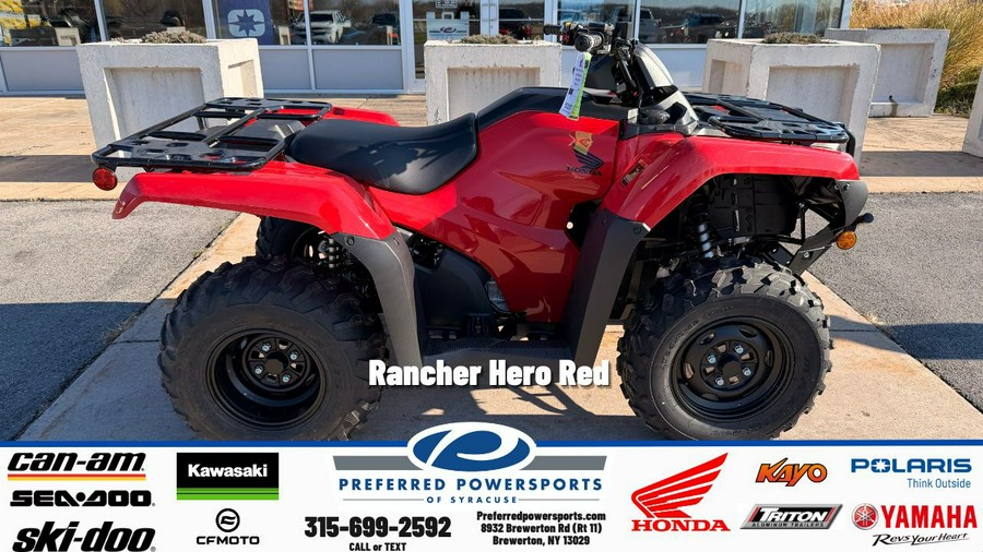 2026 Honda Rancher Hero Red