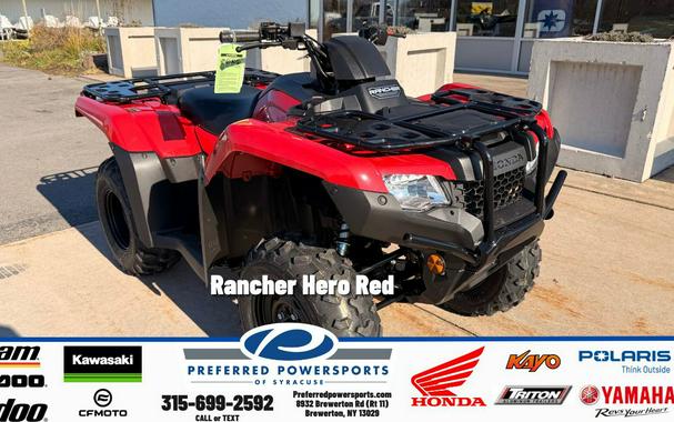 2026 Honda Rancher Hero Red